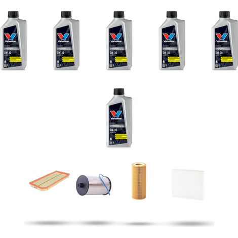 Kit tagliando 4 FILTRI e 6L OLIO compatibile con Volvo XC90 2.4 D5 136Kw dal 2005 al 2010 (1/5)