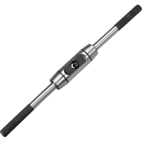 Tourne à Gauche Porte Taraud Réglable Robinet Clé Poignée pour Métrique M6-M14 Robinet Fraise Clé à Tarauder Outil Corps Moulage sous Pression