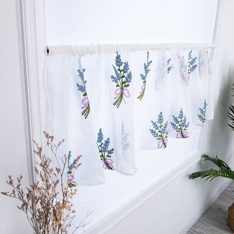 Transparenter, farbenfroher Dekovorhang aus Gaze für Zuhause und Hochzeit (1/5)