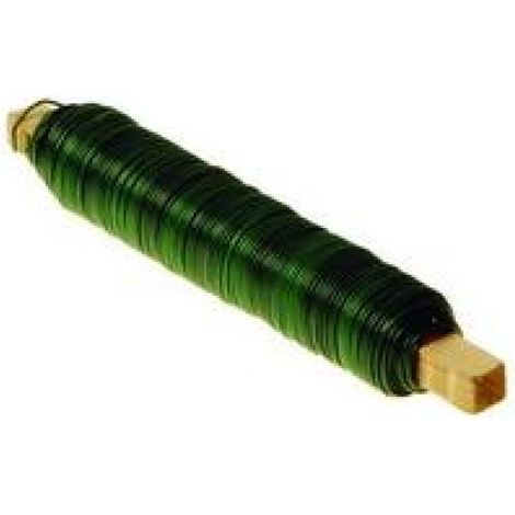 LEVIOR Filo di legatura 0,65(0,55)mmx30m verde ZN/PVC 42201.01