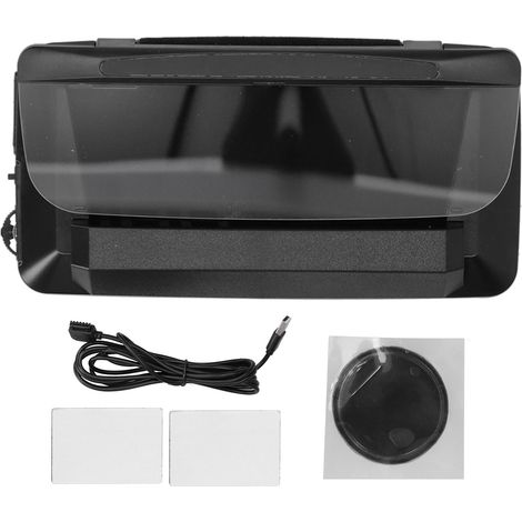 Affichage Tête Haute Voiture HD LED Compteur Vitesse Projecteur Avertisseur Excès Vitesse Universel (1/5)