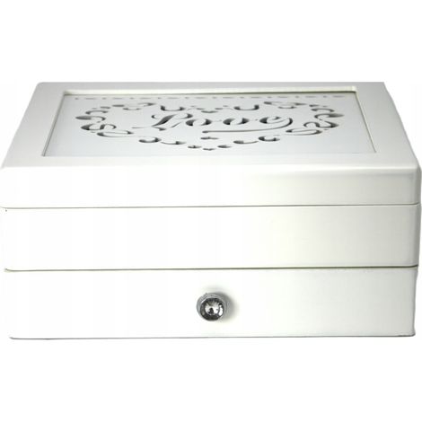Caja organizadora de joyas de madera (1/5)