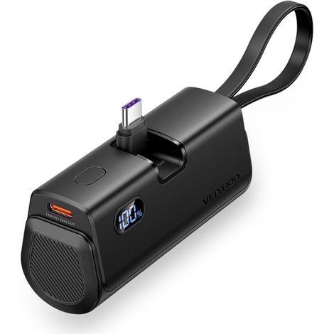 Vention PowerBank 4800mAh - USB-C - Carga Rapida 22.5W - Conector Plegable
Características:
-Interfaz: USB-C
-Material: PC + ABS
-Capacidad de la bate