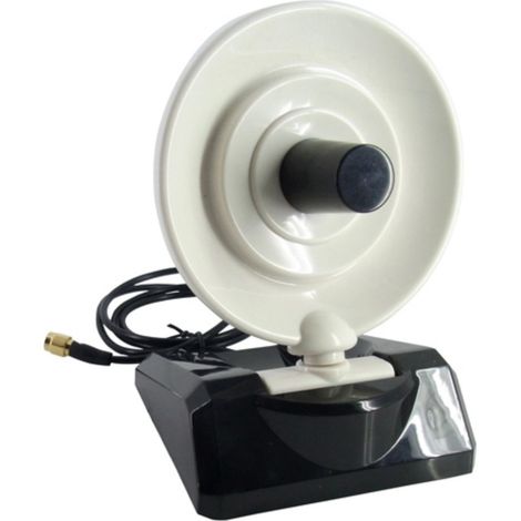 Trade Shop - Antena Inalámbrica Para Router Wifi Repuesto Parabólico Conexión Cable Rp-sma 8dbi - (1/2)