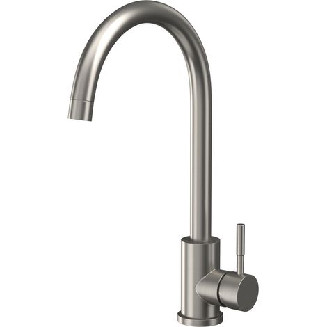Orbit Manhattan Kitchen Sink Mixer Tap - Brushed Stainless Steel (1/3)