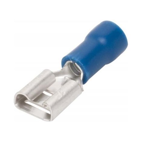 Terminal Faston Hembra 4,8mm SemiAislado AZUL