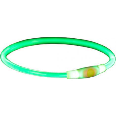 Flash light ring USB, L-XL: 65 cm/ø 8 mm, green