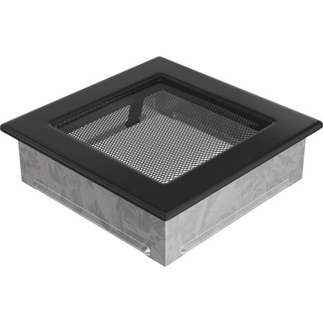 Lüftungsgitter 17x17 schwarz (1/4)