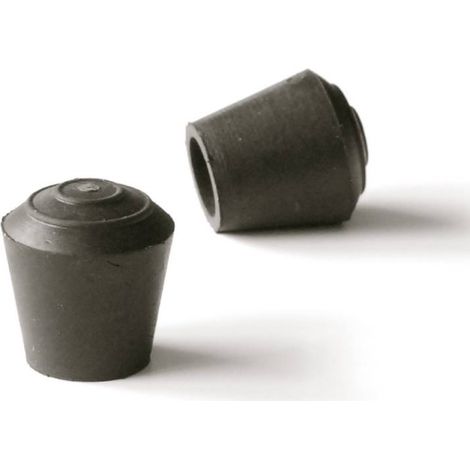Ajile - Embout caoutchouc enveloppant NOIR pour tube de diam. 12 mm (1/2)