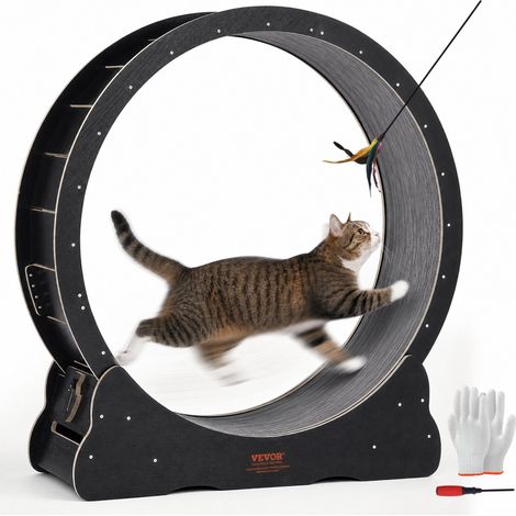 Roue d'Exercice pour Chat 1100 mm Grande Roue de Course