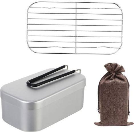 Boîtes à bento portables en alliage d'aluminium et acier (1/5)
