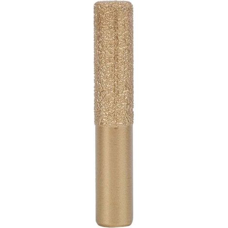 Fraises diamantées à tige droite brasées à l'or pour marbre, quartz, pierre, couteau à joint 12,7 x 13,5 75 mm (1/4)