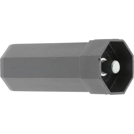 embout de tube de volet roulant octogonal fenêtre sortie plastique, pour tube octogonal de 40 mm sortie Ø 10 mm mâle rentrant (1/2)