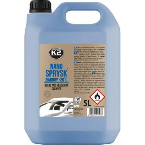K2 LIQUIDE PARE-BRISE HIVER - 20 st NANO SPRAY HIVER 5 l