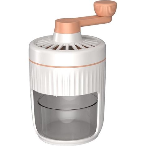 Máquina manual compacta para hacer hielo raspado, ideal para uso doméstico y puestos de mercado máquina portátil para hacer conos de nieve (1/5)
