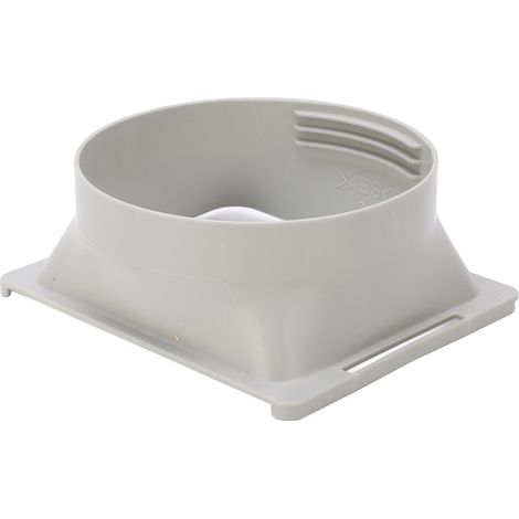 5.9in 6in Portable Air Conditioning Unit Exhaust Fitting Adapter Square to Round Hose Coupler