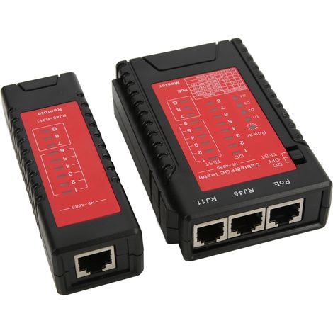 Testeur de câbles téléphoniques NOYAFA NF-468S : détection de déconnexion de tension.