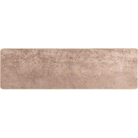 Rug Runner MARSA Sand 50 x 200 cm Polyester and PVC vidaXL