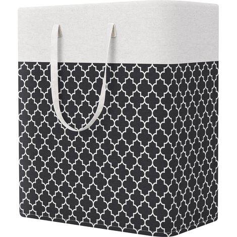 Grand panier à linge pliable avec poignées, idéal pour ranger vêtements, serviettes, s, etc., 100 litres
