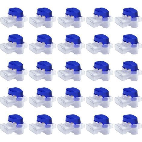 25pcs Connecteurs de Câbles pour Robot Tondeuse 25 Raccords Remplis de Gel pour Étendre ou Réparer Fil Electrique Bas Voltage Tondeuse Automatique (1/5)