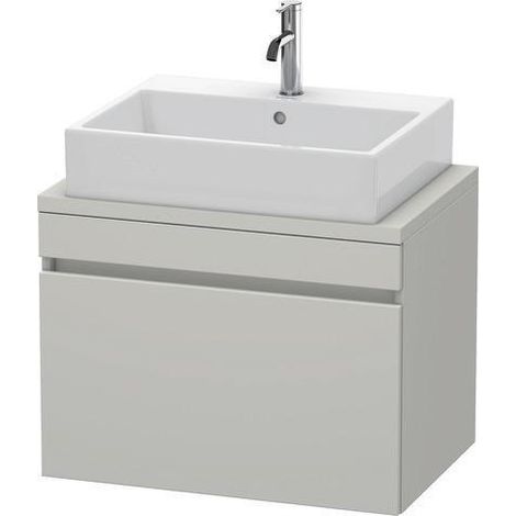 Meuble de sous-console DURASTYLE 512x700x478mm chêne noir / blanc mat