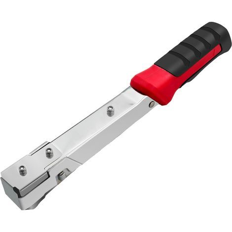 Agrafeuse à marteau portative pour agrafes de type porte - Production manuelle de meubles très efficace, décoration de menuiserie, décoration intérieure et câblage fixe (1/5)