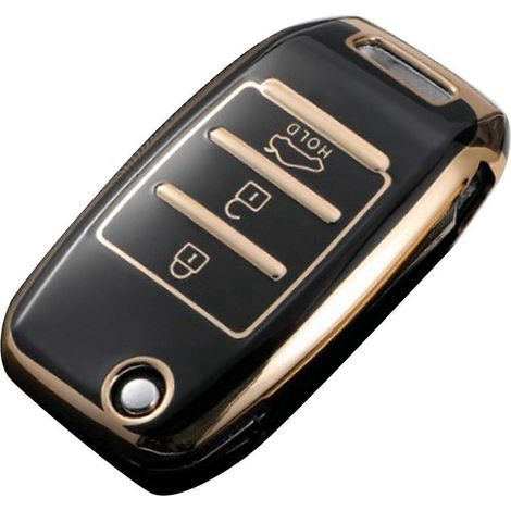 Schlüsselhülle aus TPU, passgenau, Smart-Key-Schutzhülle, Ersatz für Kia K2, K3, K4, KXCROSS, KX7
