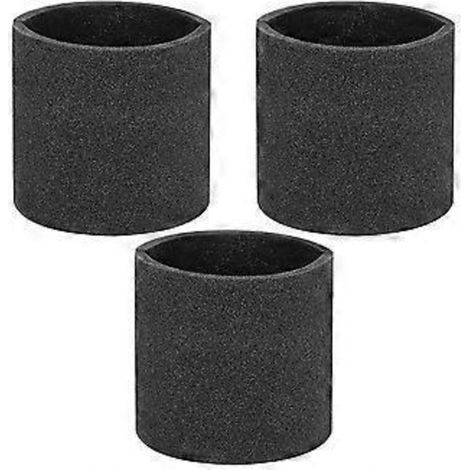 Lot de 3 manchons en mousse 90585 VF2001, filtres de rechange en mousse pour aspirateur eau et poussière, pièces de rechange (1/5)