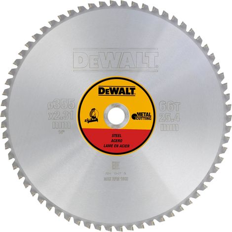 DeWalt Kreissägeblatt stat. 355/25,4 mm 66TFZ