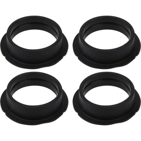 Set of 4 Car Parking Sensor Silicone Seal Gaskets 1T0919133C 9B9 Compatible with V11 Black (1/5)