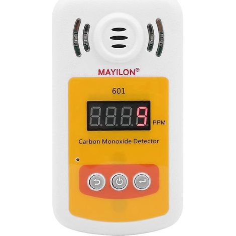Détecteur de monoxyde de carbone 0–1000 ppm, testeur portable de CO, analyseur de fuites de gaz, appareil de mesure numérique