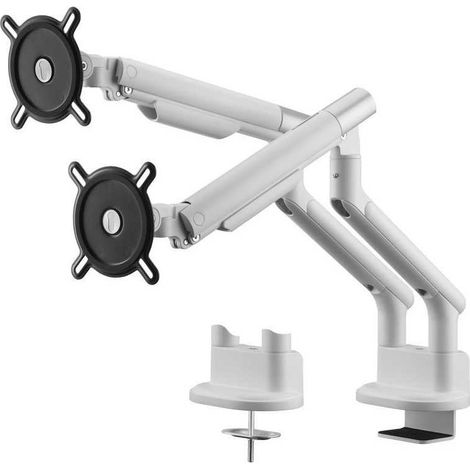 One For All Supporto da tavolo per monitor Design Dual white 2 Display: (s) 33 cm (13) - 81,3 cm (32) Bianco Regolabi (1/3)