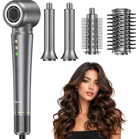 Hair Styler 5 en 1, Seche Cheveux 160000 RPM, Brosse Soufflant avec Ionique, Fers à Boucle Automatique pour les Boucles, le Volume et le Lissage 18 (1/5)