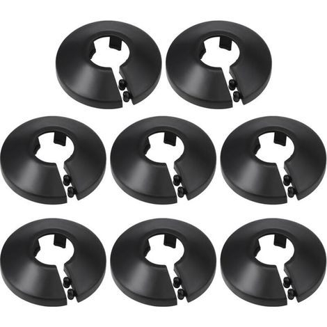 Lot de 20 colliers de serrage en plastique pour tuyau de radiateur, décoration pour tuyau de 16 mm de diamètre – Noir