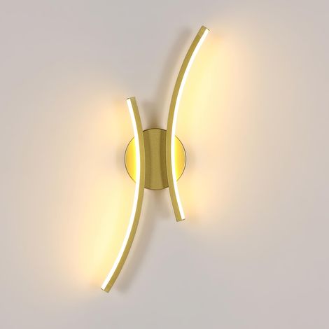 20W Or Applique Murale Intérieur LED Aluminium Blanc Chaud 3000K (1/5)
