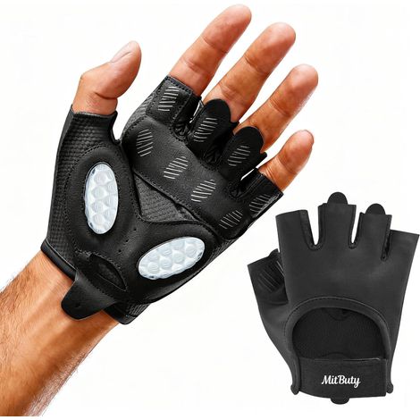 Gants Musculation pour Hommes et Femmes – Gants de Fitness sans Doigts pour Sport, Workout, Crossfit (1/5)