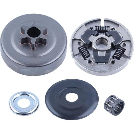 Tambour d'embrayage avec couverture d'embrayage et rondelle de pignon pour Stihl 017018021023025 MS170 MS180 MS210 MS230 MS250 Pièces de rechange avec roulement à aiguilles (1/5)