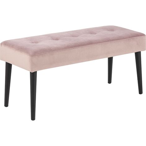 Glory Sitzbank Velours dusty rose.