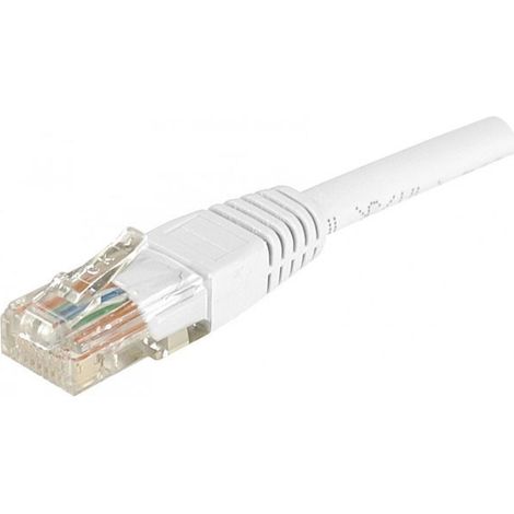 exertis Connect CORDON PATCH RJ45 U/UTP CAT6 Blanc - 0.50 M (854242)