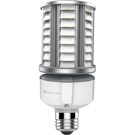 Projecteur Led Obo Beneito & Faure 27W E27 2200K 1425Lm Ip64 Angle 170° - Solution De Rénovation Industrielle Pour Éclairage Extérieur Pro. (1/4)