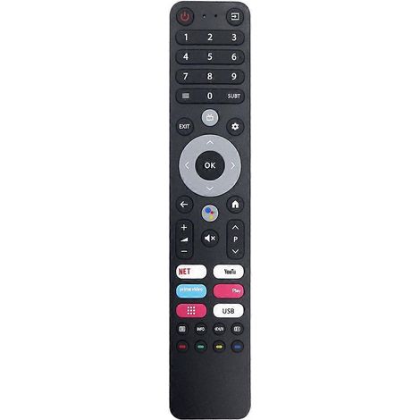 Ersatz-Sprachfernbedienung für DEXP A321, A431, A501, A551, Q551, Q651 und Viomi TVD2290B für CHIQ Plusham UA501UHD-Fernseher (1/5)