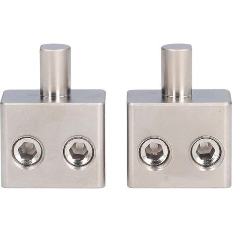 2 réducteurs d'entrée d'amplificateur audio de voiture double calibre 1/0 vers calibre 1/0, bouteille de décharge à un point (1/4)