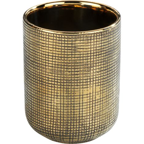 Zahnputzbecher RIVARA, golden, WENKO (1/5)