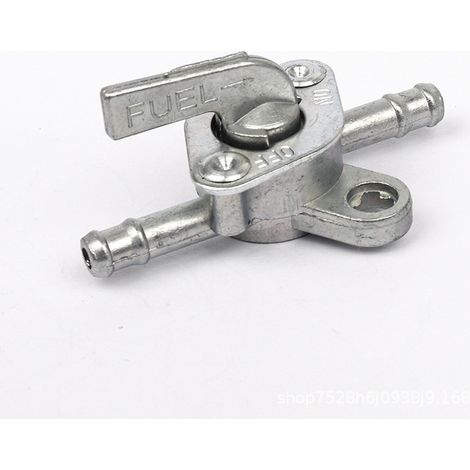 Réservoir de carburant GY6 50-150cc pour quad tout-terrain, cyclomoteur de plage, avec deux vannes de carburant, un interrupteur d'entrée et un interrupteur de sortie.