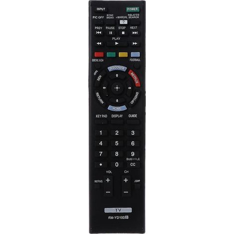 Ersatzfernbedienung für Sony KDL-40W590B Mediaplayer (1/4)