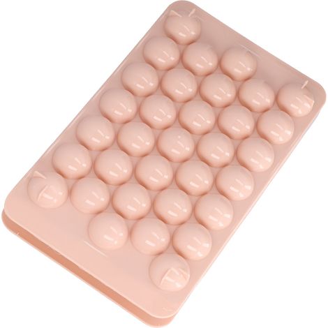 Set mit 2 Eiswürfelformen mit 33 Fächern und Deckeln, DIY-Eisballformer für Bar und Küche (1/5)