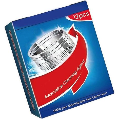 Nettoyant Pour Machine A Laver - Détartreur Et Désinfectant - Pour Tambour Et Filtres - 12 Pièces (1/5)