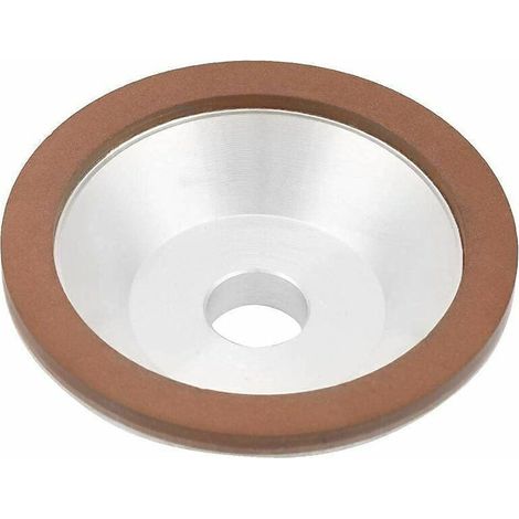 Bowl-Shaped Diamond Grinding Wheel, 100mm Diamond Grinding Wheel, 180 Grit Grinding Wheel, Grinding Wheel for Carbide (1/5)