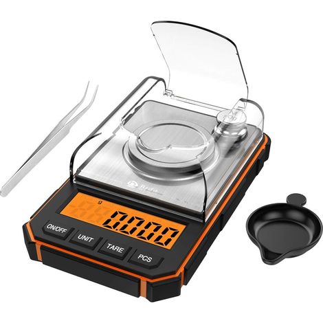 MIMOSON-Balance de précision, 50 g/0,001 g, balance de cuisine avec écran LCD et calibre 50 g (1/5)