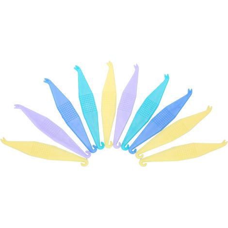 Lot de 10 attaches/sachet pour élastiques orthodontiques jetables, pour retirer les élastiques des appareils dentaires (1/5)